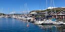 Grebbestad gästhamn i Grebbestad med bryggor båtar och service nära havet